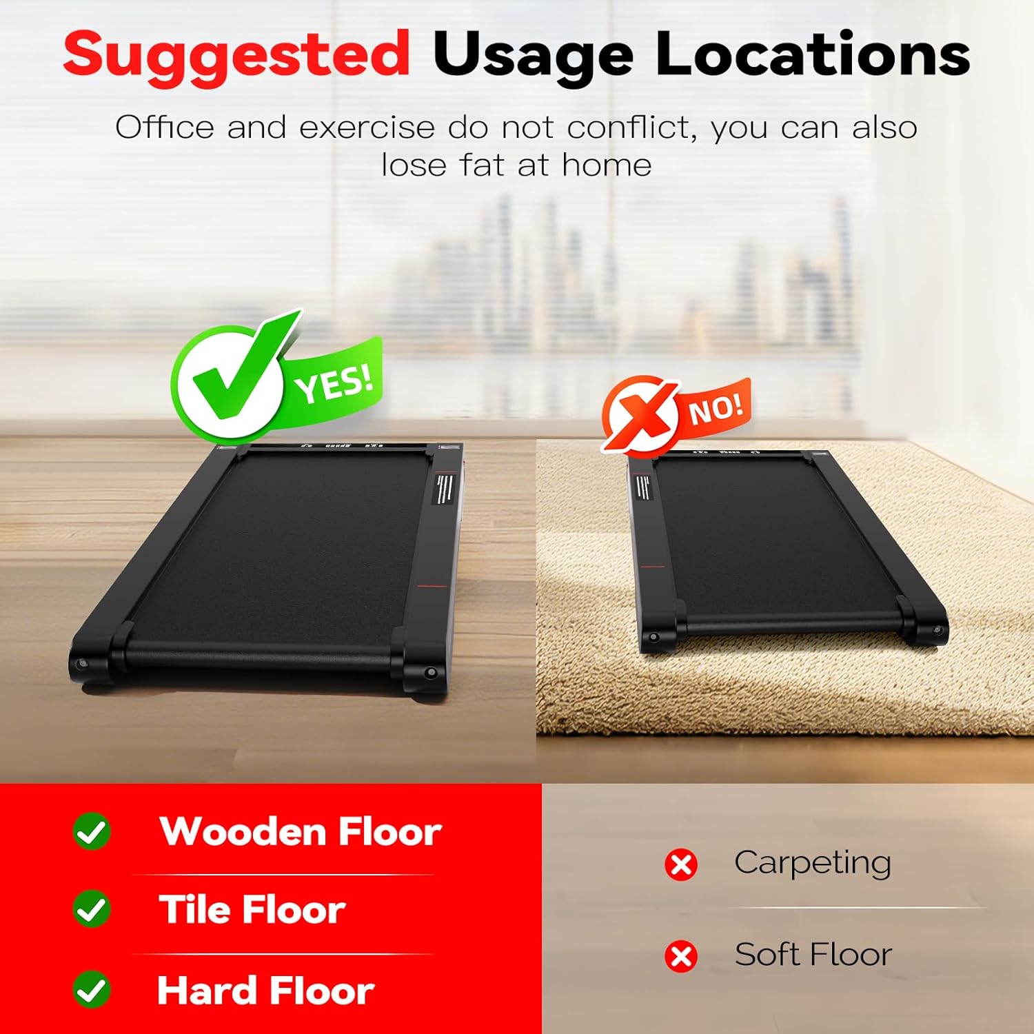 Sperax Walking Treadmill Pad with APP, 3 in 1 Under Desk Treadmill, 400W Low Noise Walking Vibration Pad with Remote Control,Portable Treadmills for Home Office